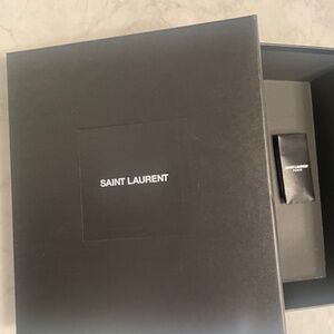 Saint Laurent Black Boot Box